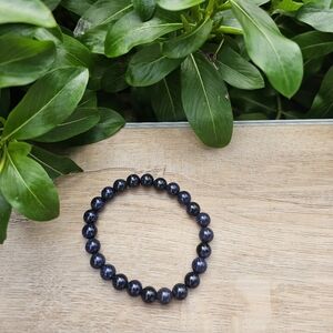 Blue Sandstone Crystal Bracelet